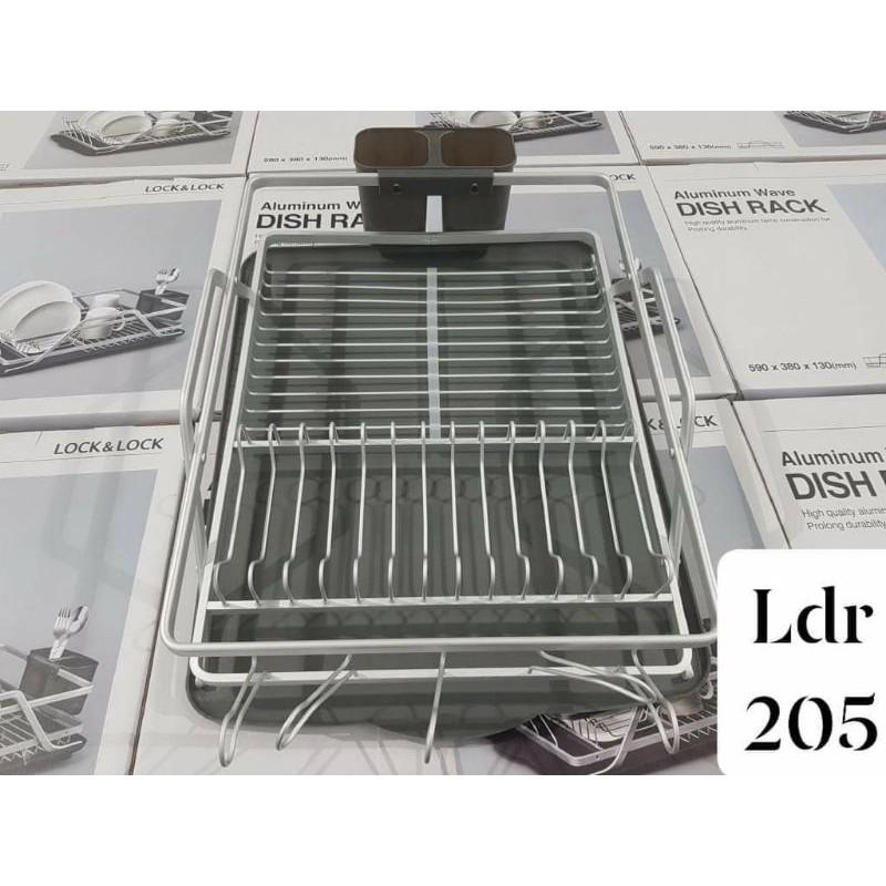 Kệ Úp Chén Bát 1 Tầng Bằng Nhôm Nhẹ Cao Cấp LDR205