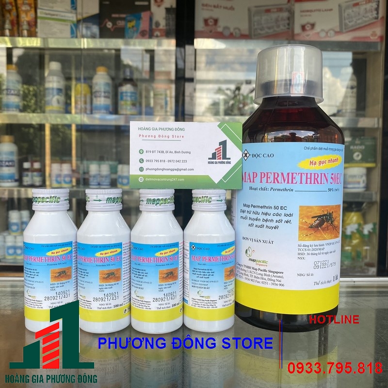 Thuốc diệt muỗi Map Permethrin 50EC_ 1 lít