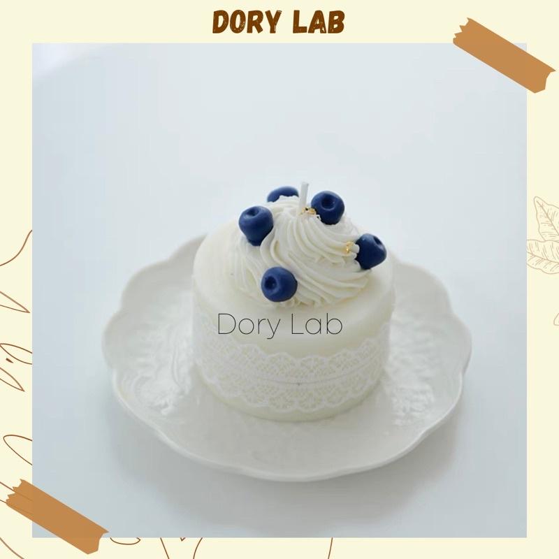 Nến Thơm Tạo Hình Bánh Kem Việt Quất Handmade - Dory Lab