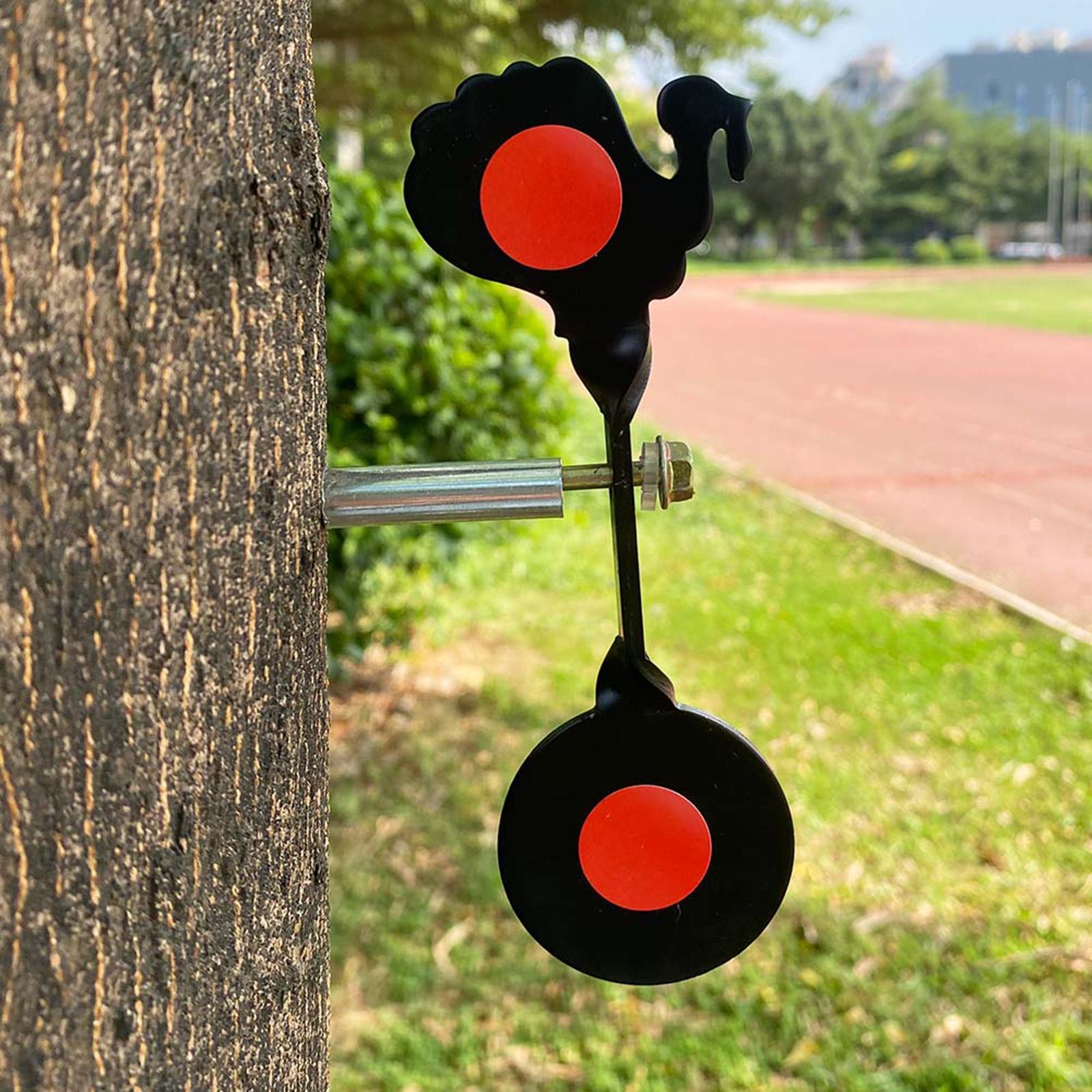 Resetting Hunting Target Accuracy Practice Stainless Steel Entertainment Game Practical Training Hunting Target for Outside