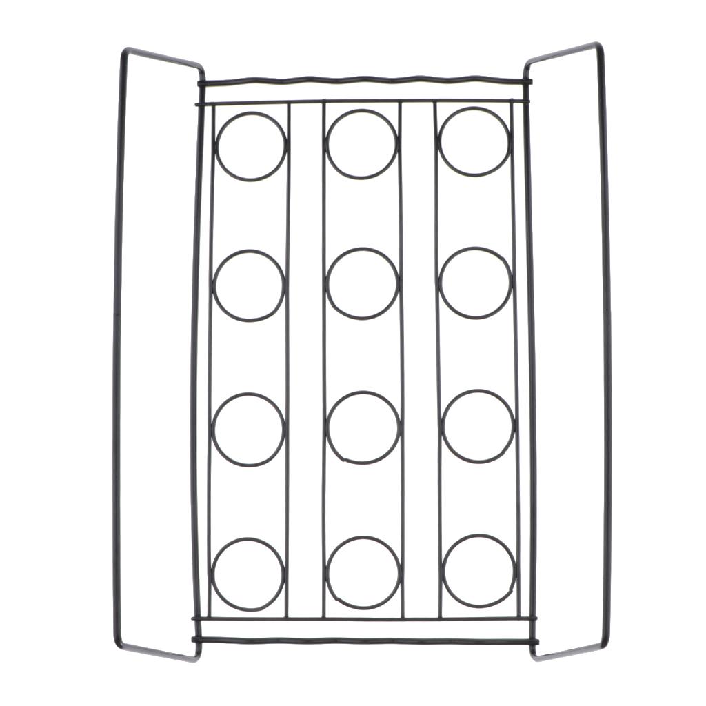 Stainless Steel Cake Cone Baking Rack Ice Cream Cone Stand Holder 12 Slots