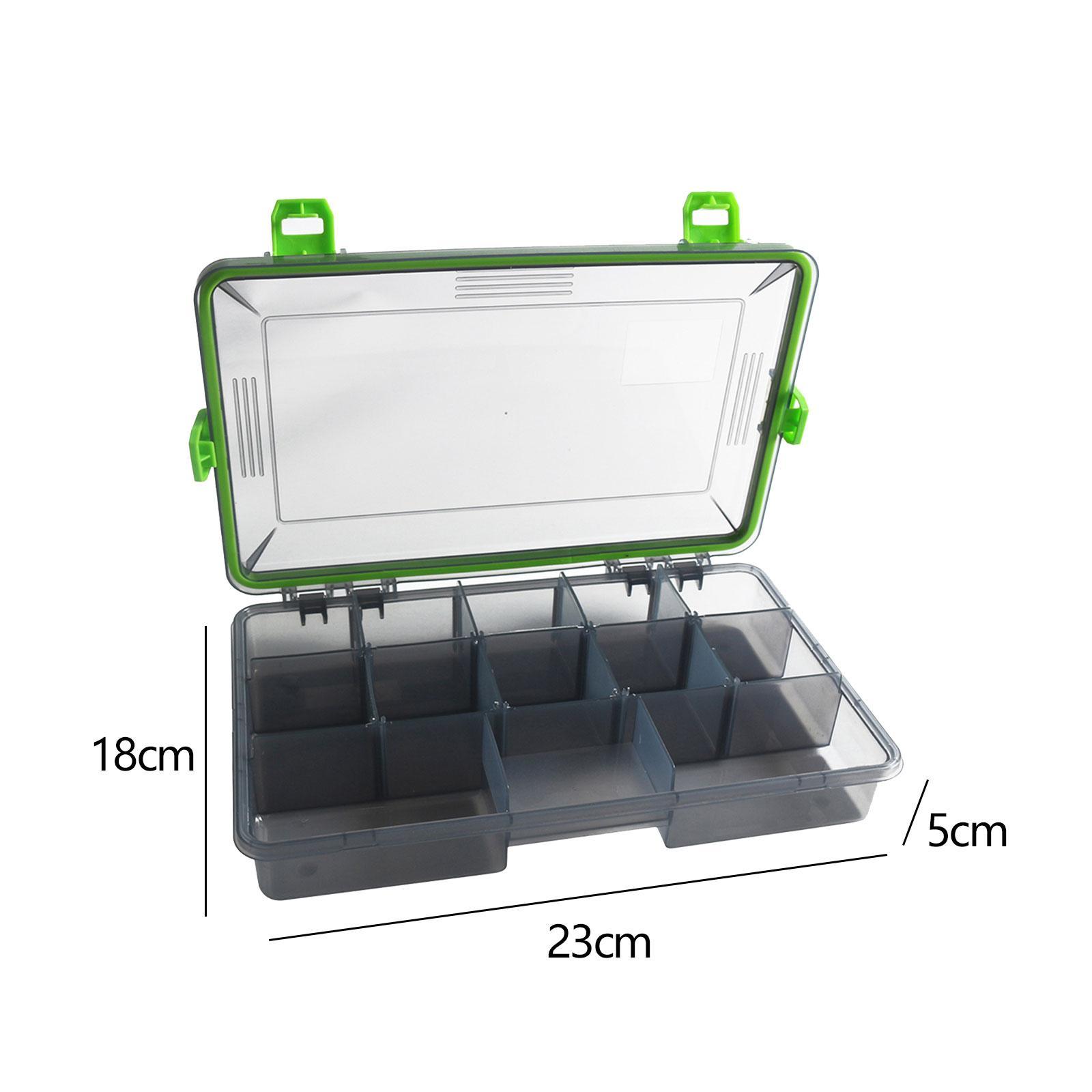 Fishing Tackle Box Tackle Storage Durable Multi Compartments Waterproof Lure Case Practical Lure Hooks Removable Inserts Container Organizer