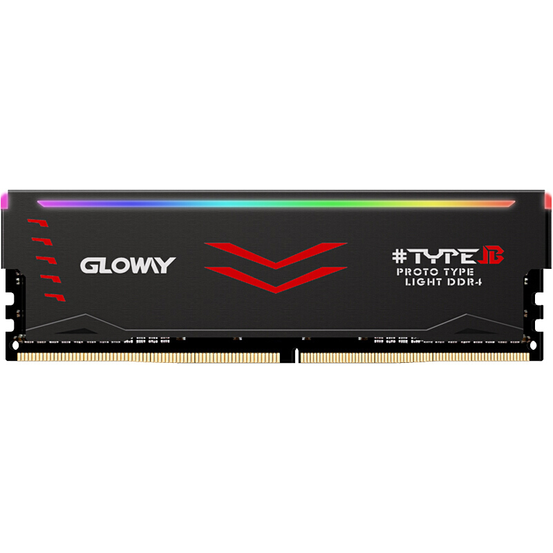 Bộ KitRam PC Gloway DDR4 16G 3200MHz (8Gbx2) Tản nhiệt Led RGB - Hàng Chính Hãng