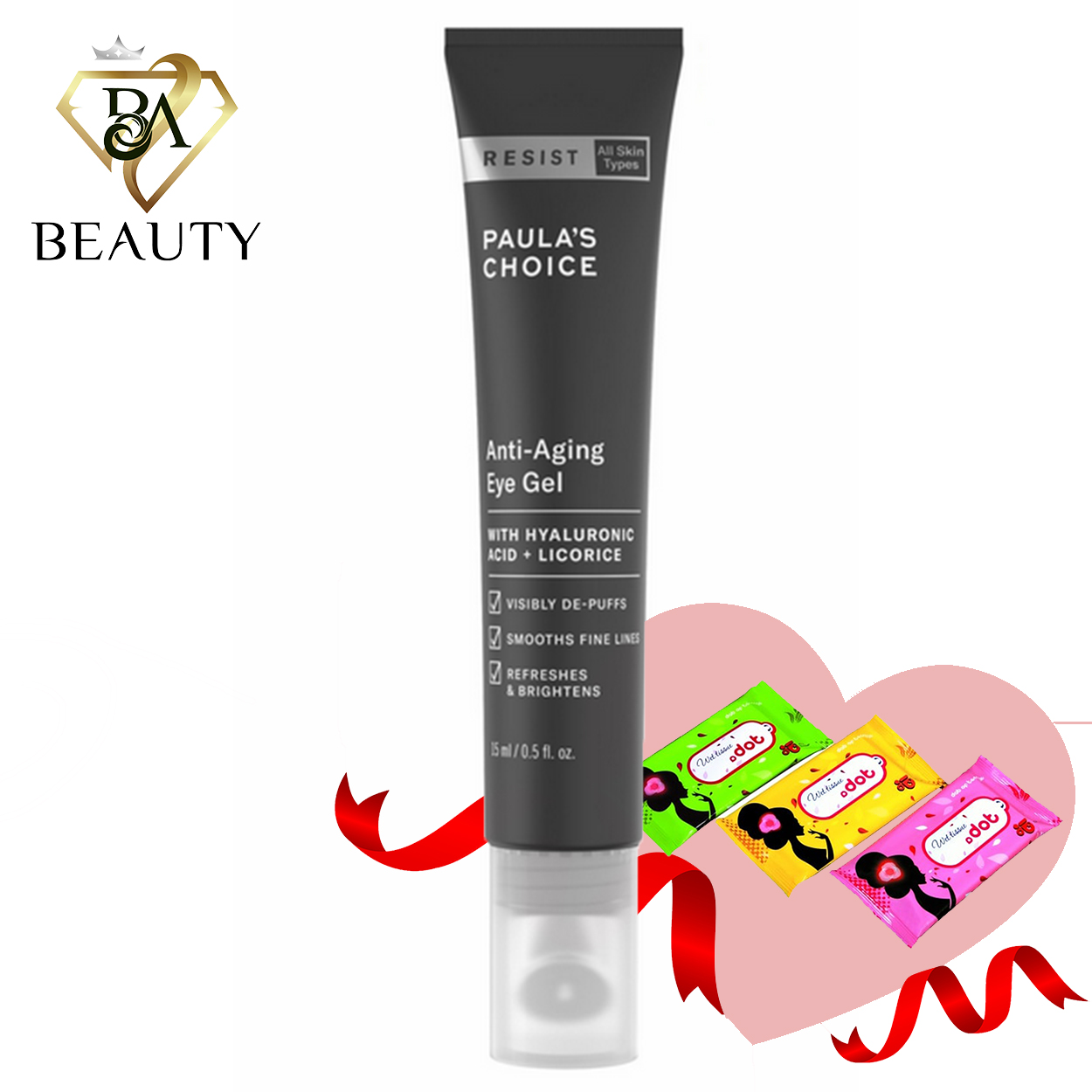 Gel Chống Nhăn Vùng Mắt Kèm Đầu Massage Paula's Choice Resist Anti – Aging Eye Gel