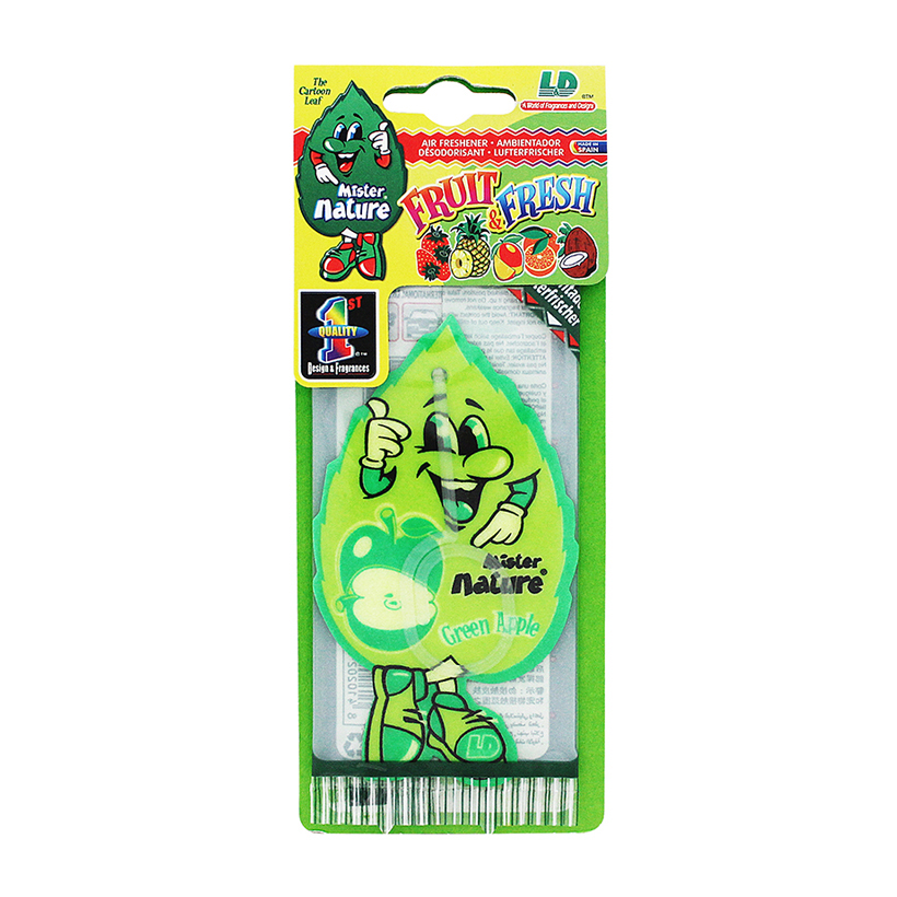 Lá thơm nụ cười may mắn L&D MISTER NATURE Green Apple