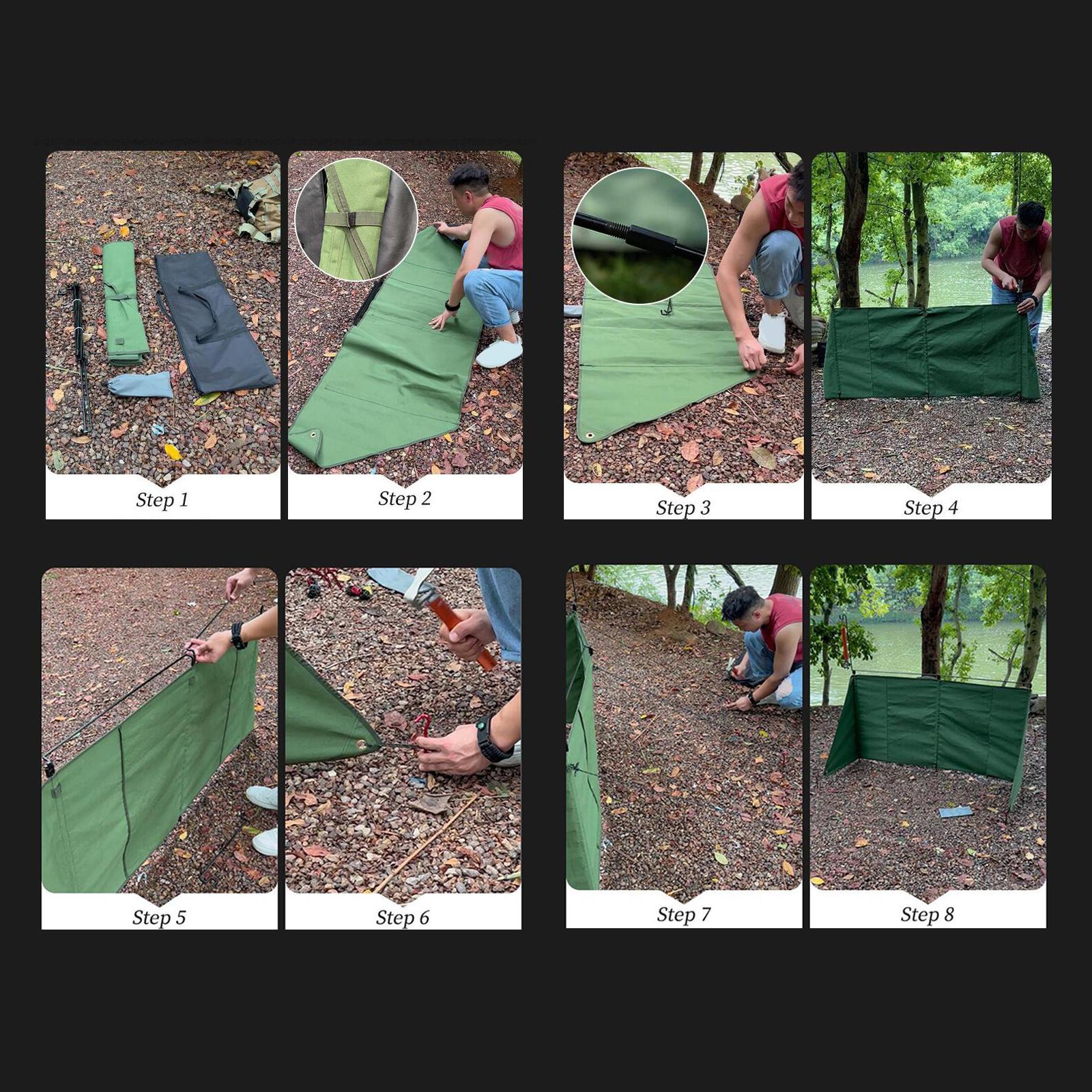 Camping Campfire Windshield Equipment Picnic Grills Gas  Accessory