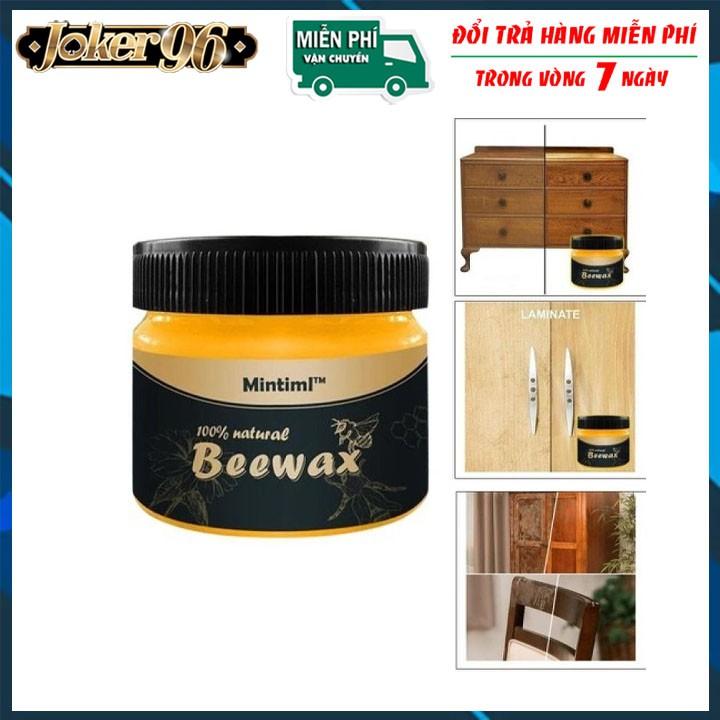 Sáp ong Beewax Đánh Bóng Sàn Gỗ Đồ Gỗ_Tặng Khăn Lau