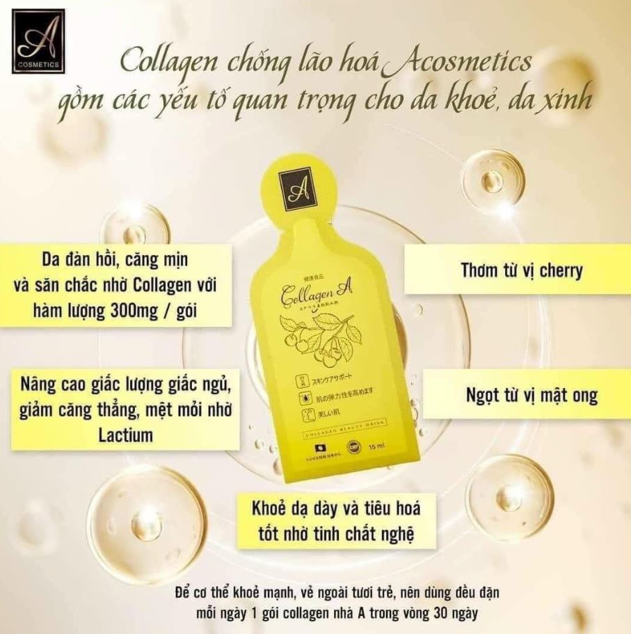 Collagen Hạng A Hỗ Trợ Đẹp Da A Cosmetics Phương Anh Chính Hãng