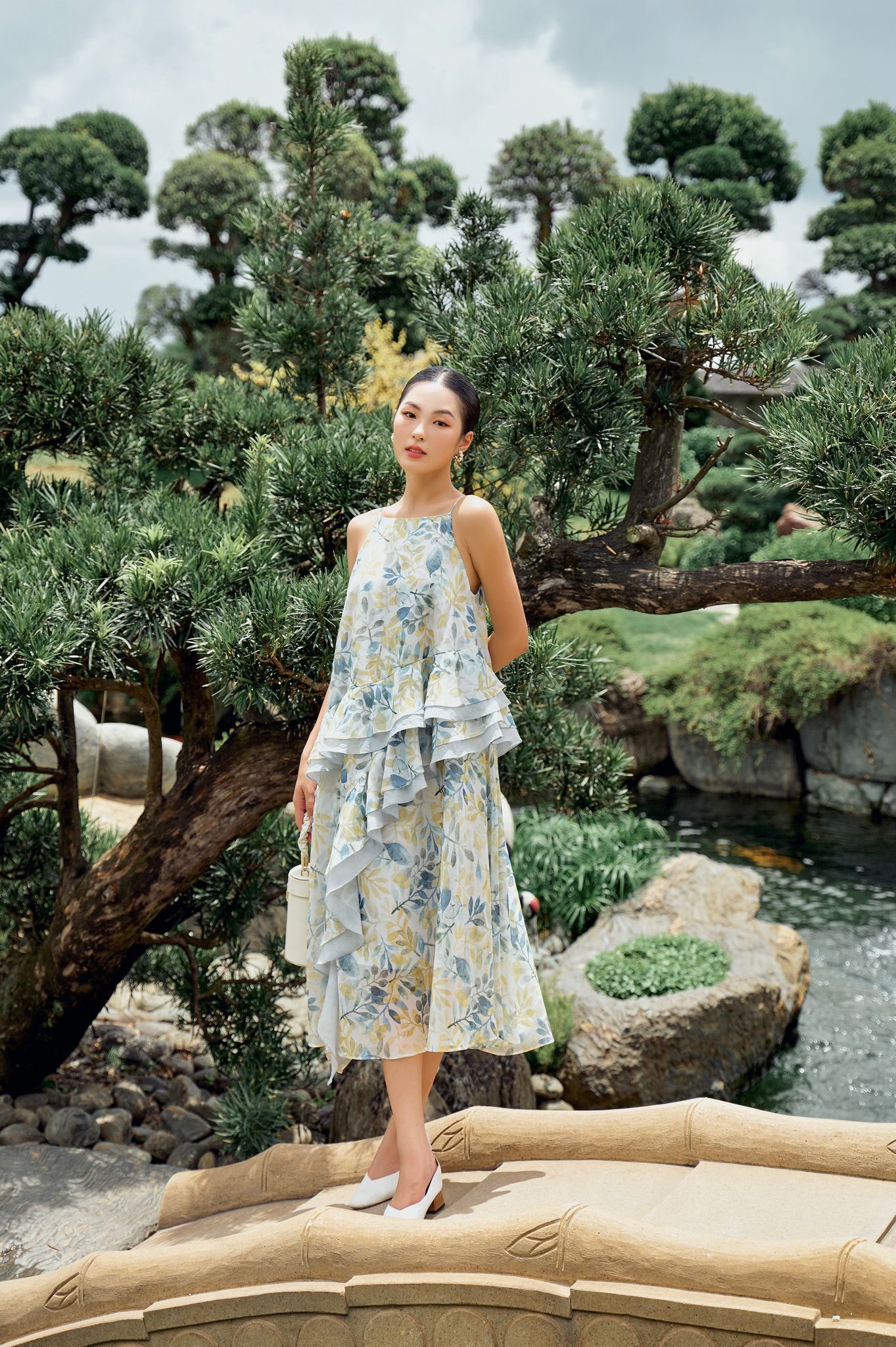 OLV - Đầm Ruffle Leaves Dress