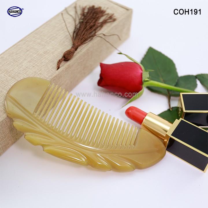 Lược sừng xuất Nhật COH191 - Lược múi bưởi cong - Chăm sóc tóc