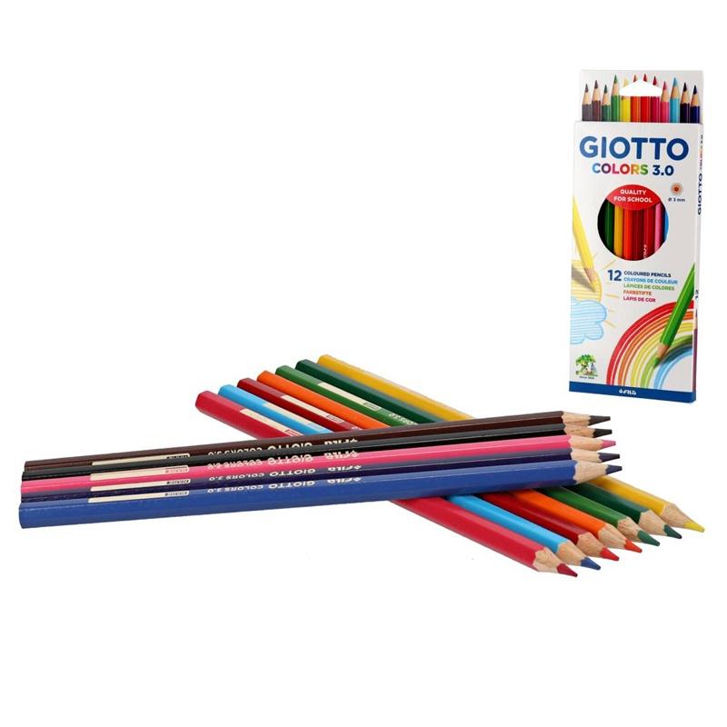 Hộp chì 12 màu nhập khẩu Italy GIOTTO Colors 3.0 276600