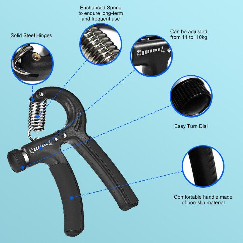 R Type Spring GRIP GRIP Chuyên nghiệp Tay Tay Cân Căng tay Cánh tay Cơ bắp Phục hồi chức năng Phục hồi Chuẩn bị xuyên biên giới Thể dục Trans