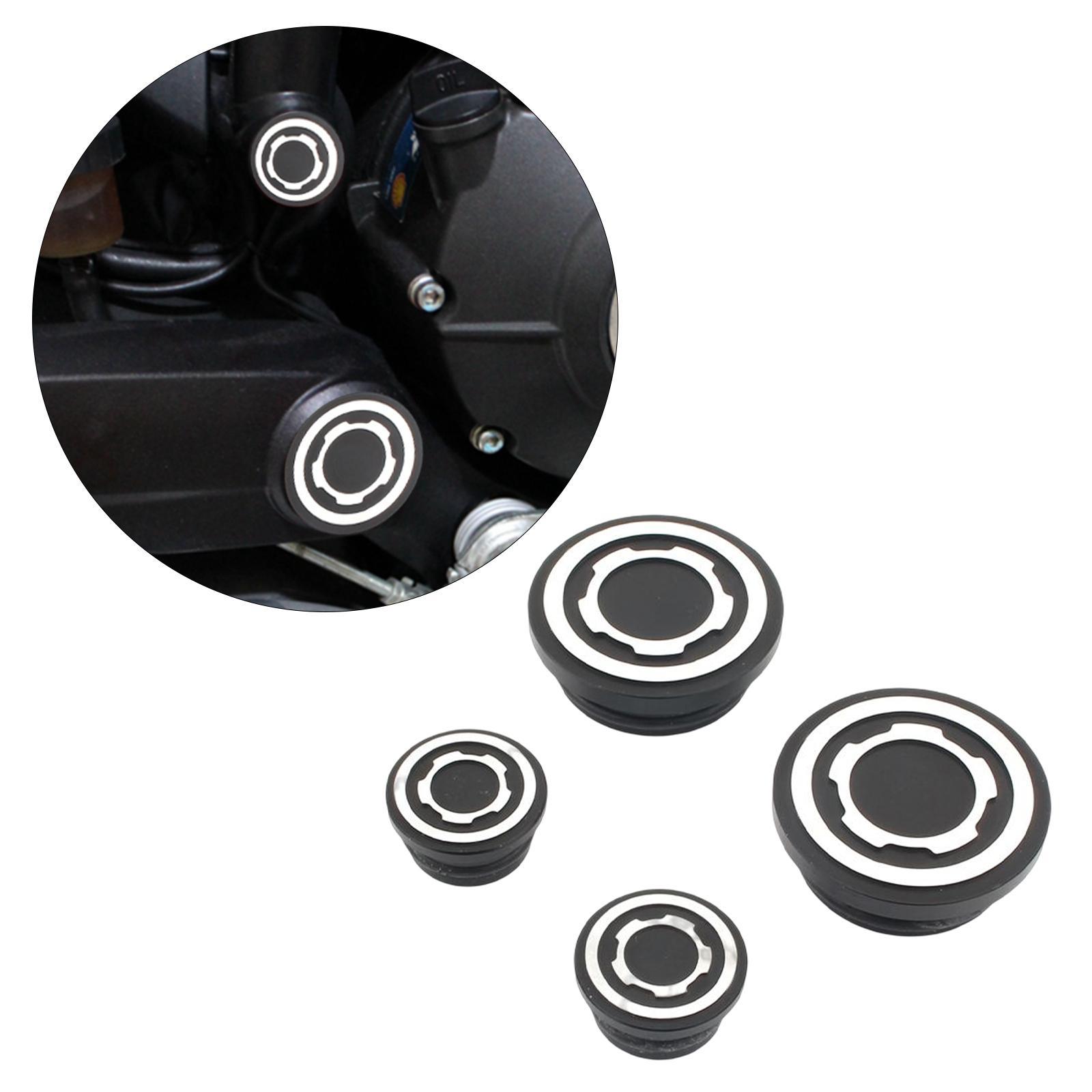 4x Motorbike Frame Hole Cover for 800 1100 Accessories