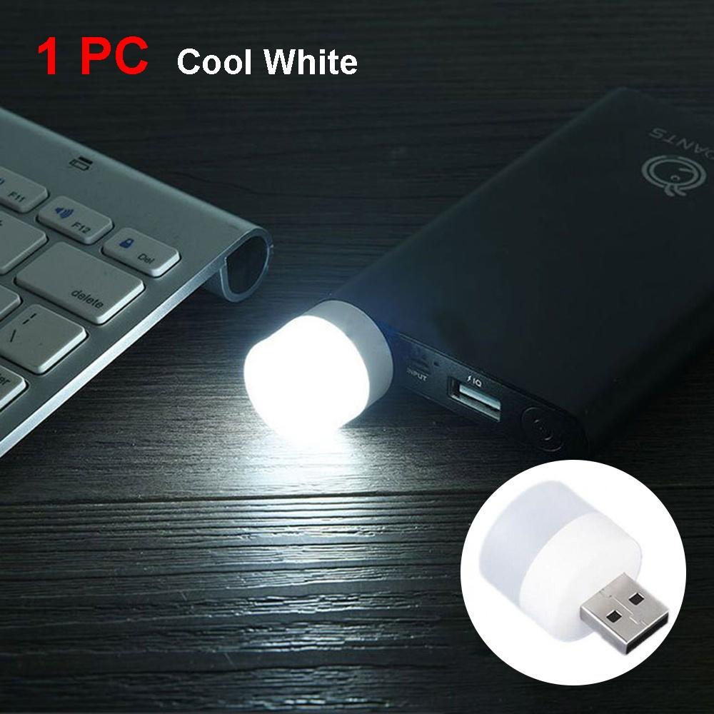 Đèn LED Đọc Sách Bảo Vệ Mắt Sạc Cổng Usb Hình Tròn Nhỏ Gọn