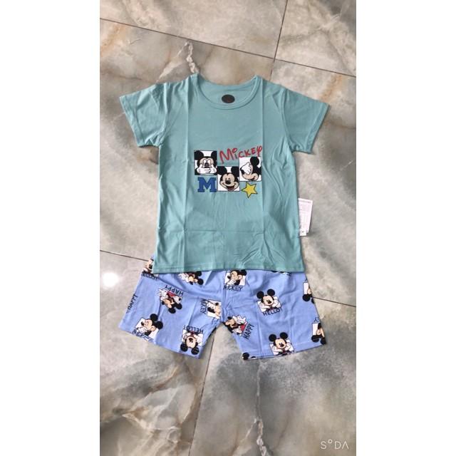 Bộ cotton xuất hàn bé trai -sỉ quần áo trẻ em hcm pikakids
