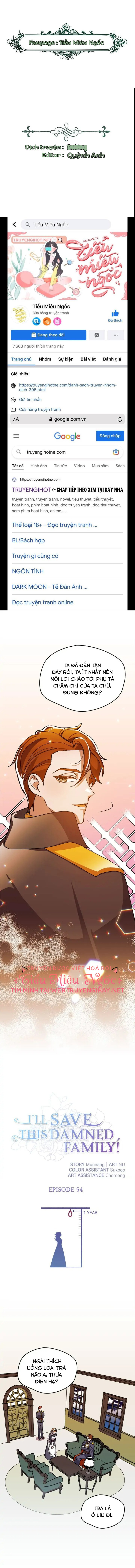 tôi sẽ cứu lấy gia tộc sắp sụp đổ chapter 54 1