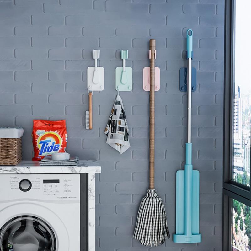 Giá Đỡ Vòi Hoa Sen 2 Móc Tự Dính Có Thể Điều Chỉnh Cho Phòng Tắm