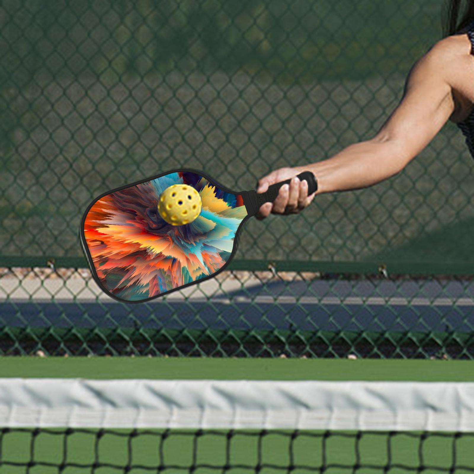 Pickleball Paddle Portable Comfort Nonslip Grip Pickle Ball Racquet Lightweight Pickleball Racket Honeycomb Core for Exercise Outdoor Indoor