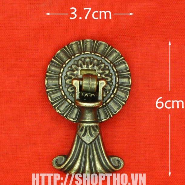 Tay kéo giả cổ J089 mầu đồng vàng