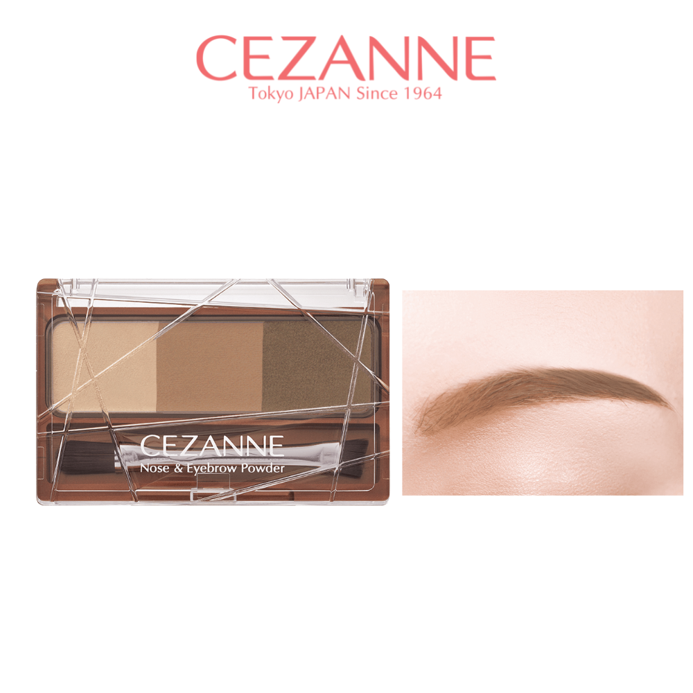 Bột Vẽ Chân Mày Và Mũi Cezanne Nose & Eyebrow Powder (3g)