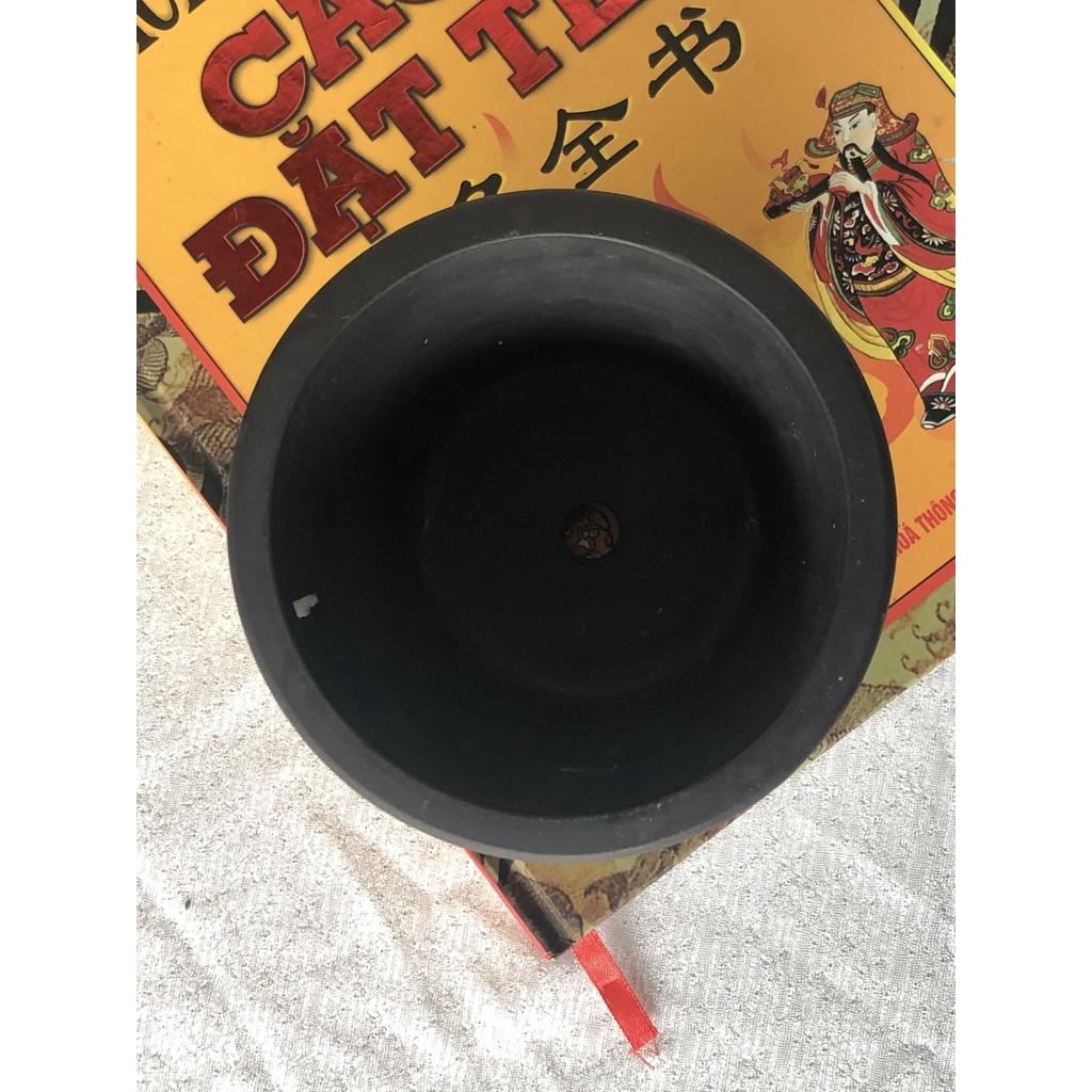 Chậu tròn mini CK5 trồng cây đặt bàn làm việc, phòng khách, phòng ngủ thiết kế trơn, sang trọng, tối giản