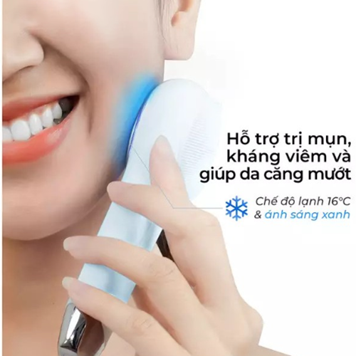 Máy Rửa Mặt Massage Tích Hợp Liệu Pháp Ánh Sáng và Nhiệt Halio Multi-task Cleansing & Massaging Device with Red Blue Light Therapy 5 in 1