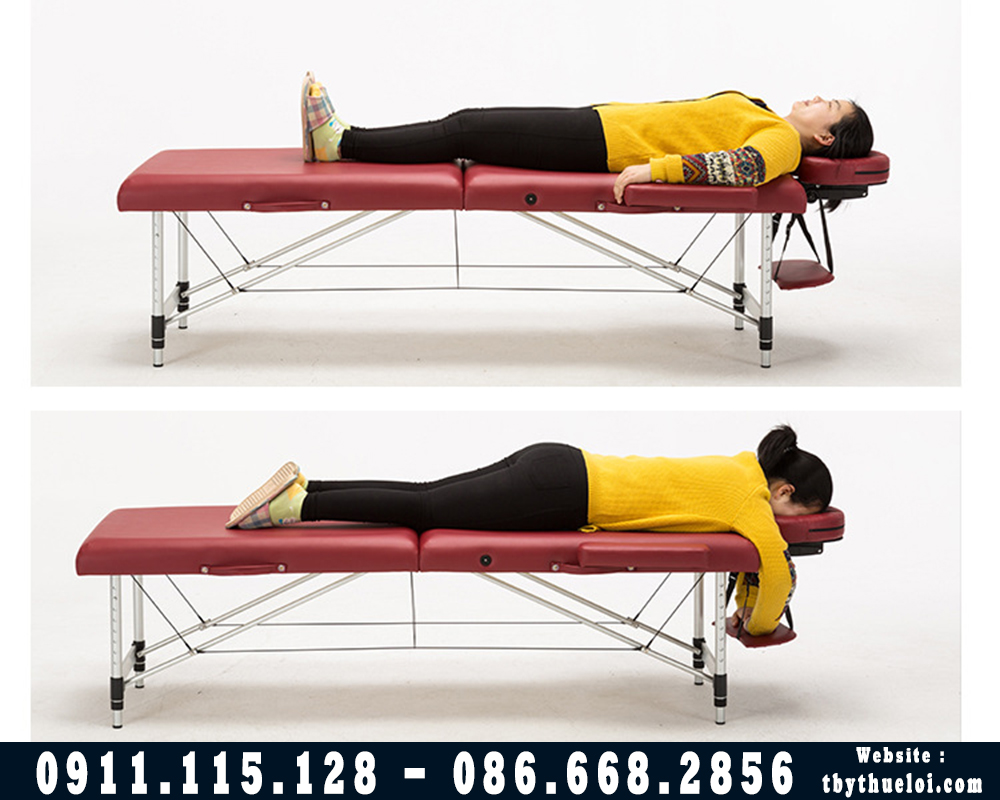 Giường Massage Gấp Gọn Chân Hợp Kim HL2 - Giường Spa Di Động