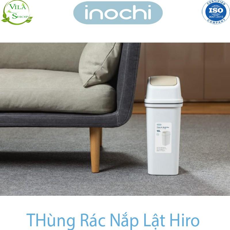 Thùng Đựng Rác, Thùng Rác Nhựa Lắp Lật Có Lõi 15L Inochi Đạt Tiêu Chẩu Xuất Nhật, Châu Âu EU