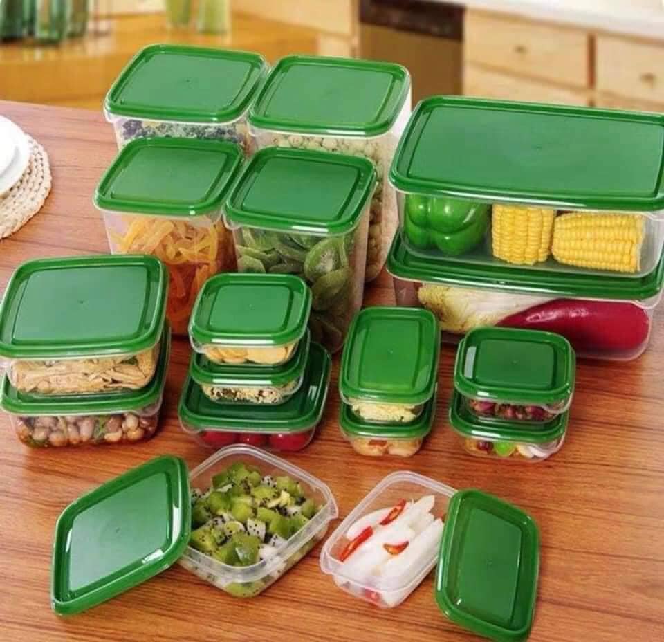 Bộ 17 Hộp Nhựa Đựng Thực Phẩm