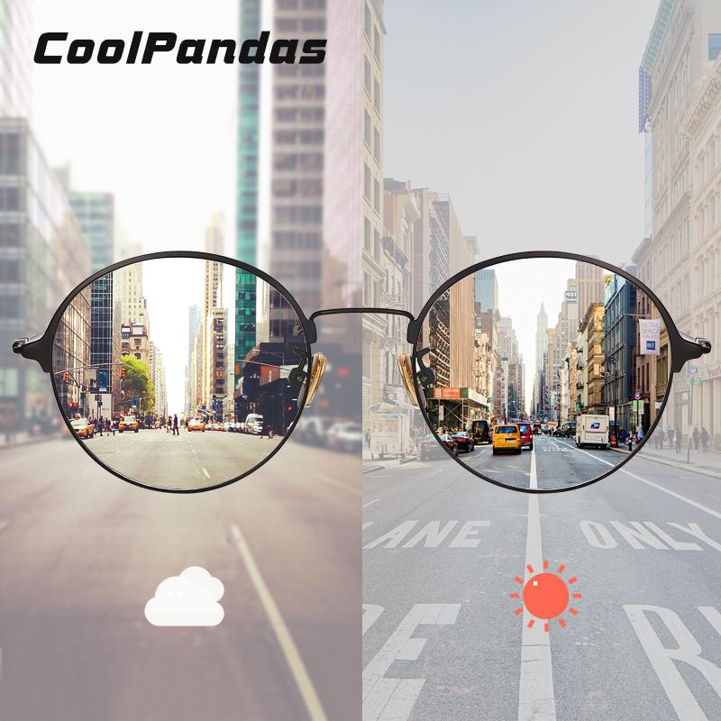Đầm Nữ Tròn Kính Mát Nam Phân Cực Polarized Kính Chống Nắng Photochromic Nữ Màu Hồng Xanh Dương Ống Kính Kính Oculos De Sol