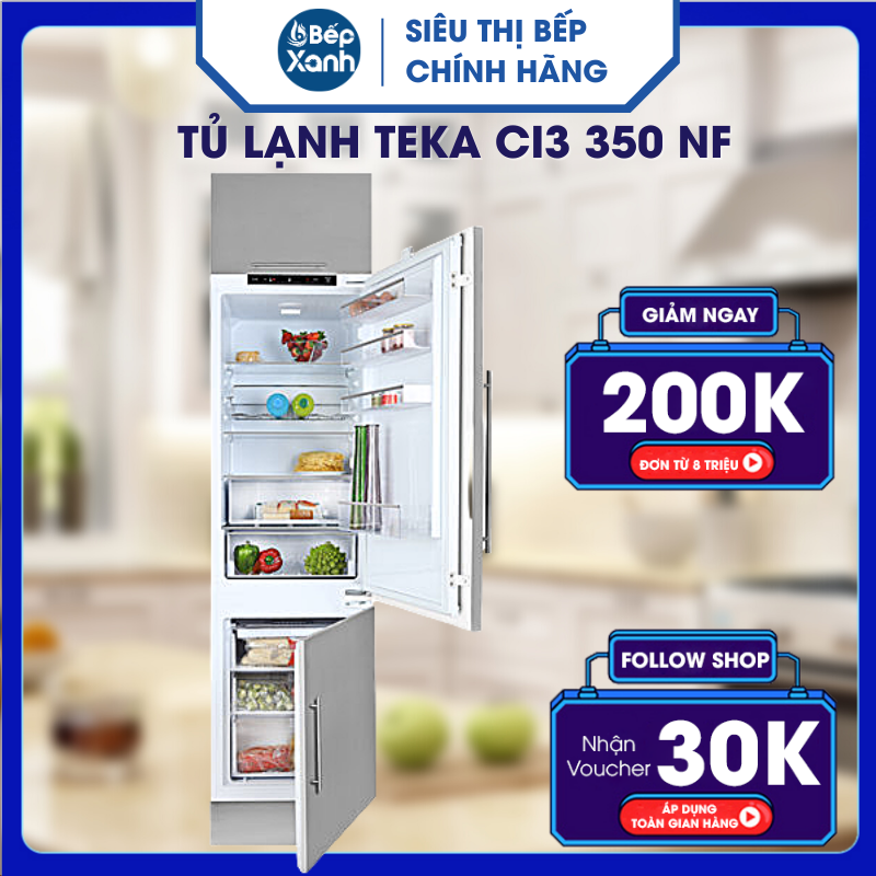 [ Giao Toàn Quốc ] Tủ lạnh TEKA CI3 350 NF - Hàng Chính Hãng