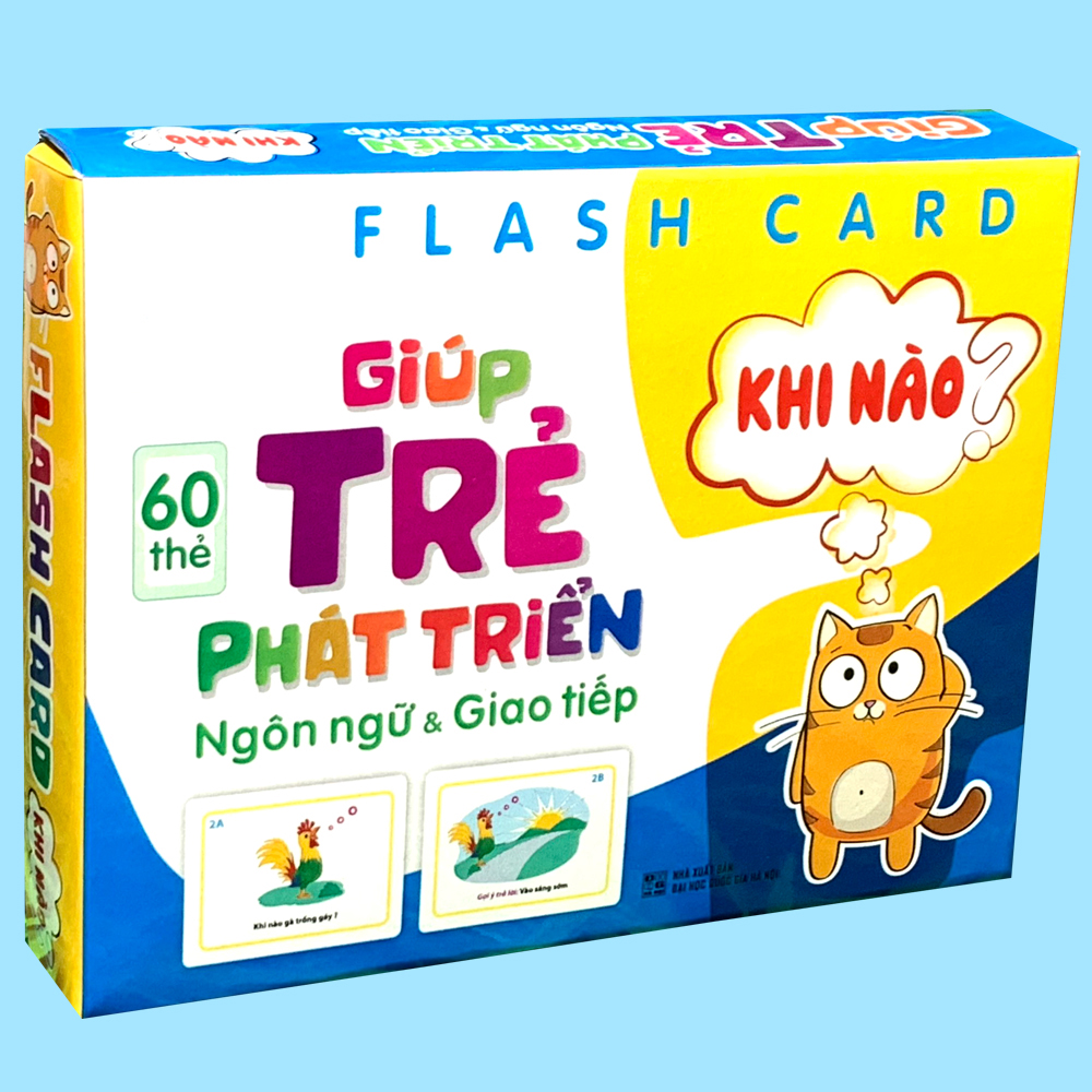 Combo Thẻ Học Flashcards 16 Chủ Đề 416 Thẻ Và Bộ Thẻ Học Câu Hỏi Giúp Bé Phát Triển Ngôn Ngữ Chủ Đề Khi Nào