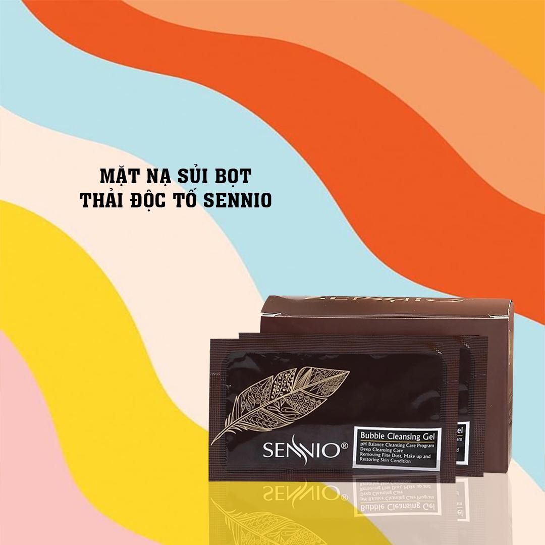 Mặt nạ sủi bọt thải độc tố sennio
