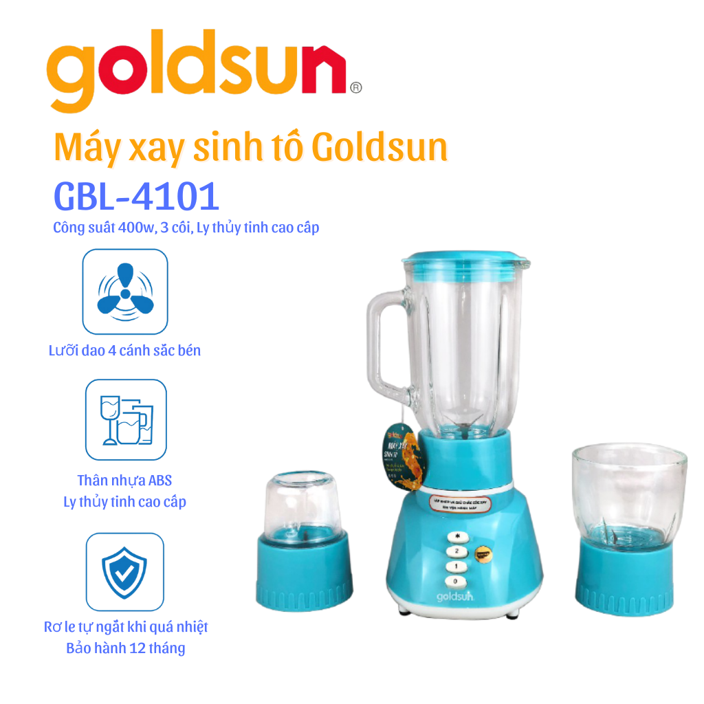 Máy xay sinh tố Goldsun GBL4101- Hàng chính hãng