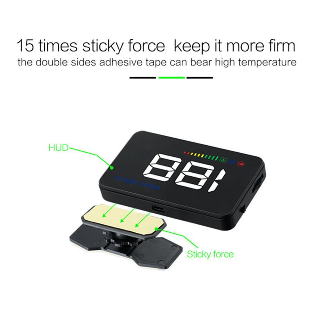 360 Car Dashboard Flexible Base HUD Holder Head Up Display Phone GPS Stand