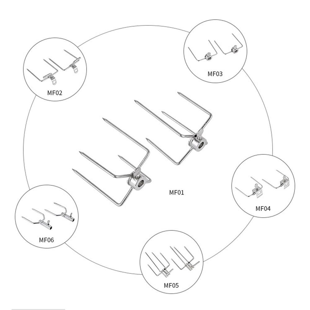 Dụng cụ nĩa thịt bằng thép không gỉ ,Không dính và dễ làm sạch, có độ bền cao