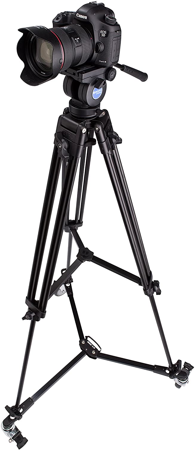 Chân Máy Ảnh Benro Video Tripod KH26 (Đen) - Hàng Nhập Khẩu