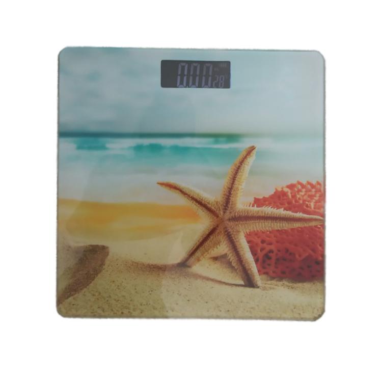 Cân Sức Khỏe Điện Tử ABG Khả Năng Cân 180 Kg, Mặt Cân Kính Cường Lực 28x28Cm Có Hoạ Tiết Lịch Sự Đẹp Mắt· - Hàng Chính Hãng