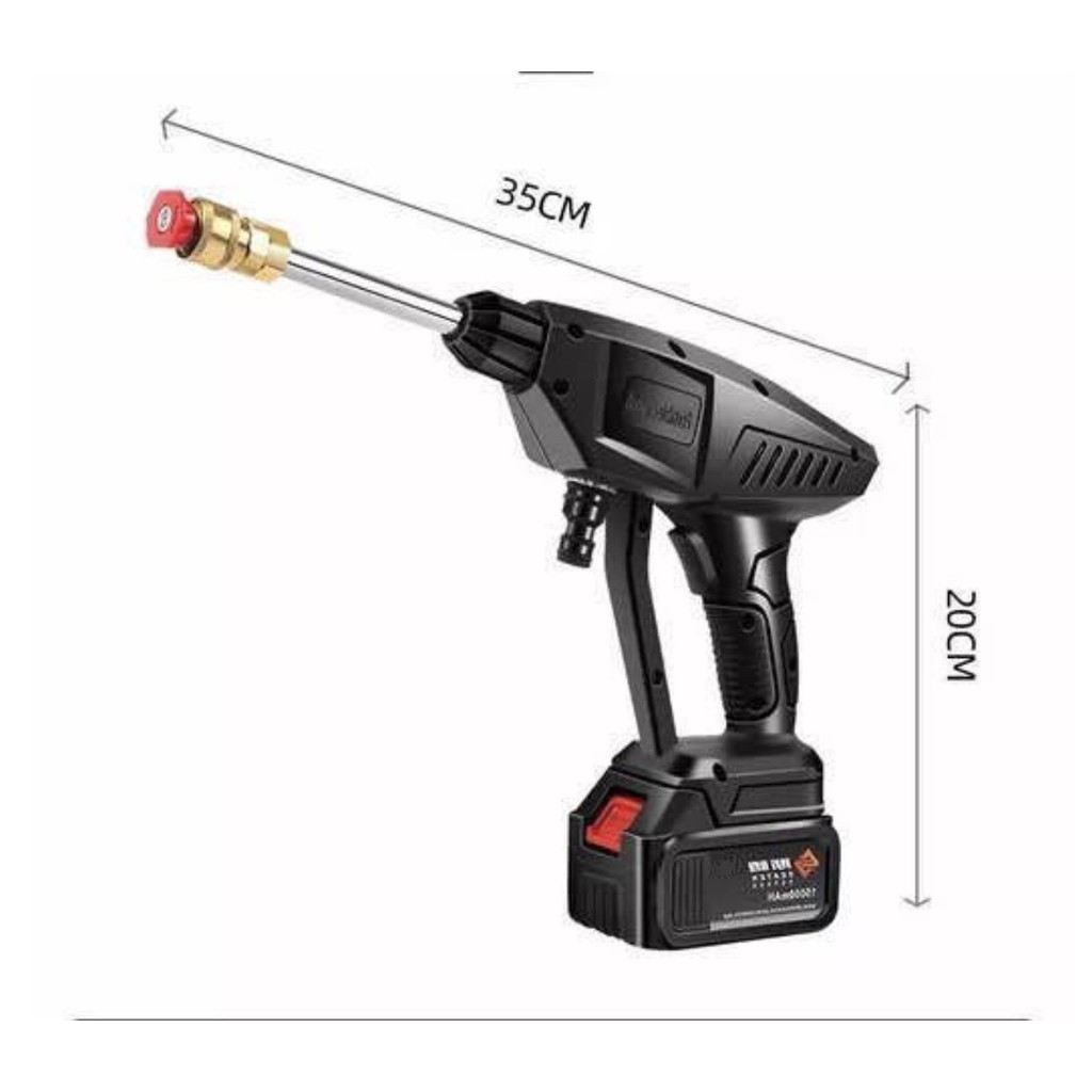 Máy Xịt Rửa Xe không dây lithium 21V Công Suất Cực Mạnh SuperPower 12Piston 600W