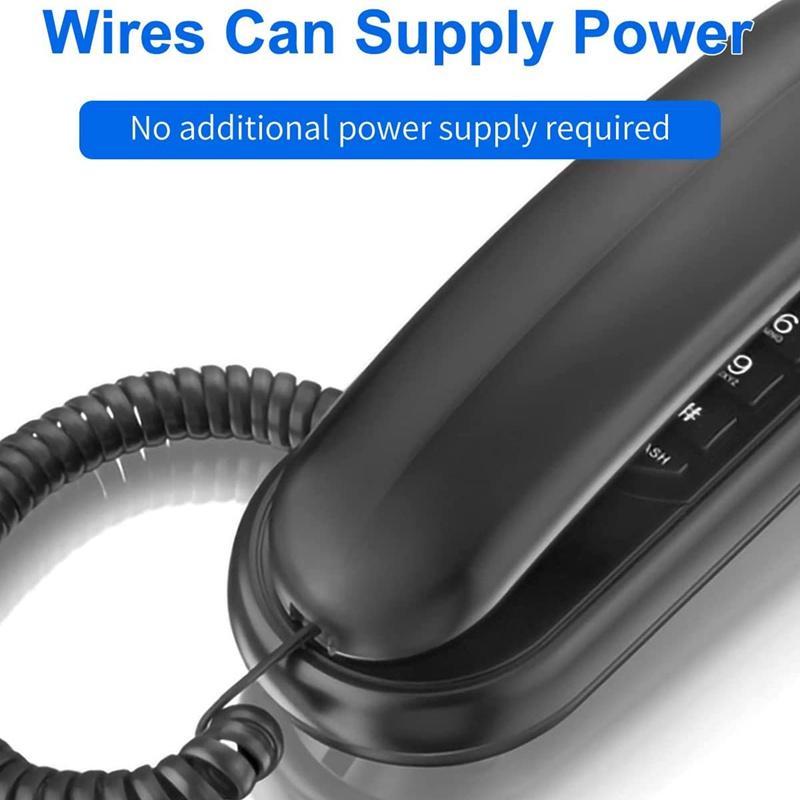 1 Điện Thoại Di Động Landline House Có Nút Lớn Và Số Màu Đen Cuối Cùng Cho Văn Phòng / Khách Sạn