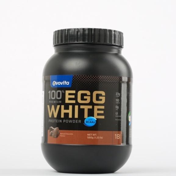 Bột Protein Lòng Trắng Trứng Cao Cấp OVOVITA Hũ 560gr Bổ Sung BCAAs Kích Thích Phát Triển Cơ