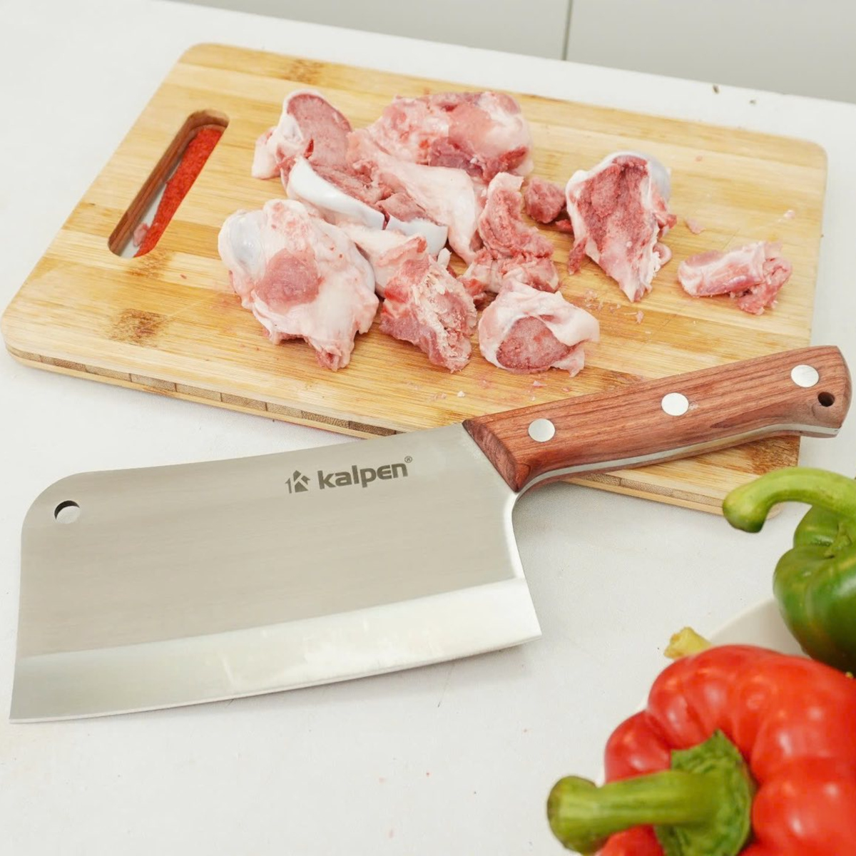 Dao chặt xương Inox không gỉ Kalpen KN4 chuẩn Đức, bảo hành 2 năm