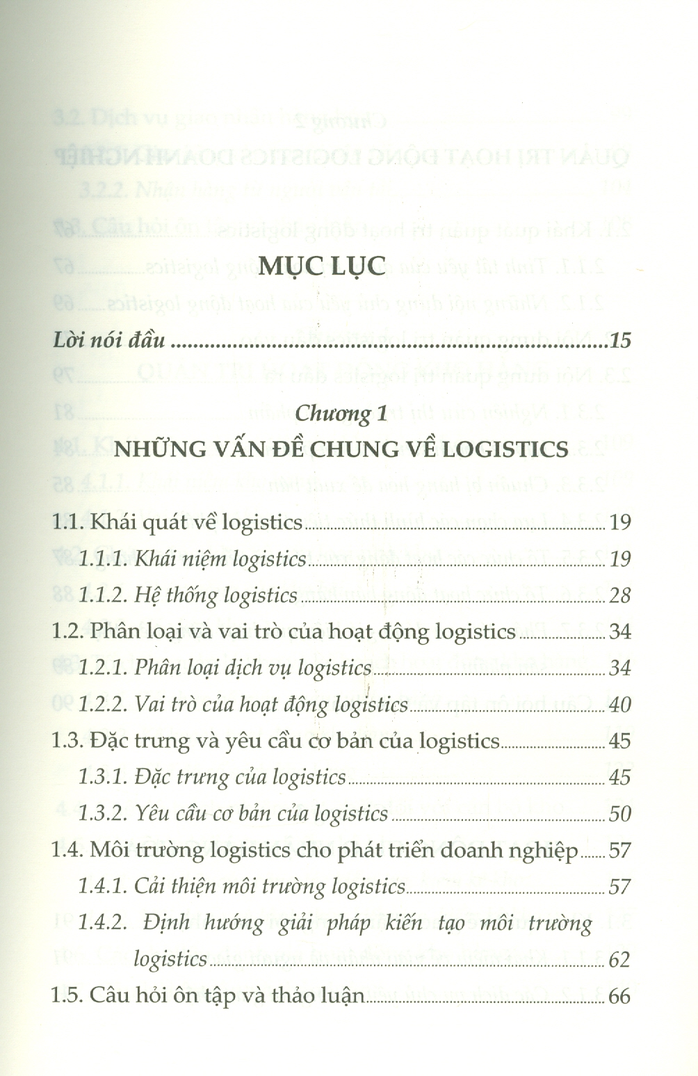 Giáo trình Quản Trị Hoạt Động Logistics Và Thương Mại Doanh Nghiệp