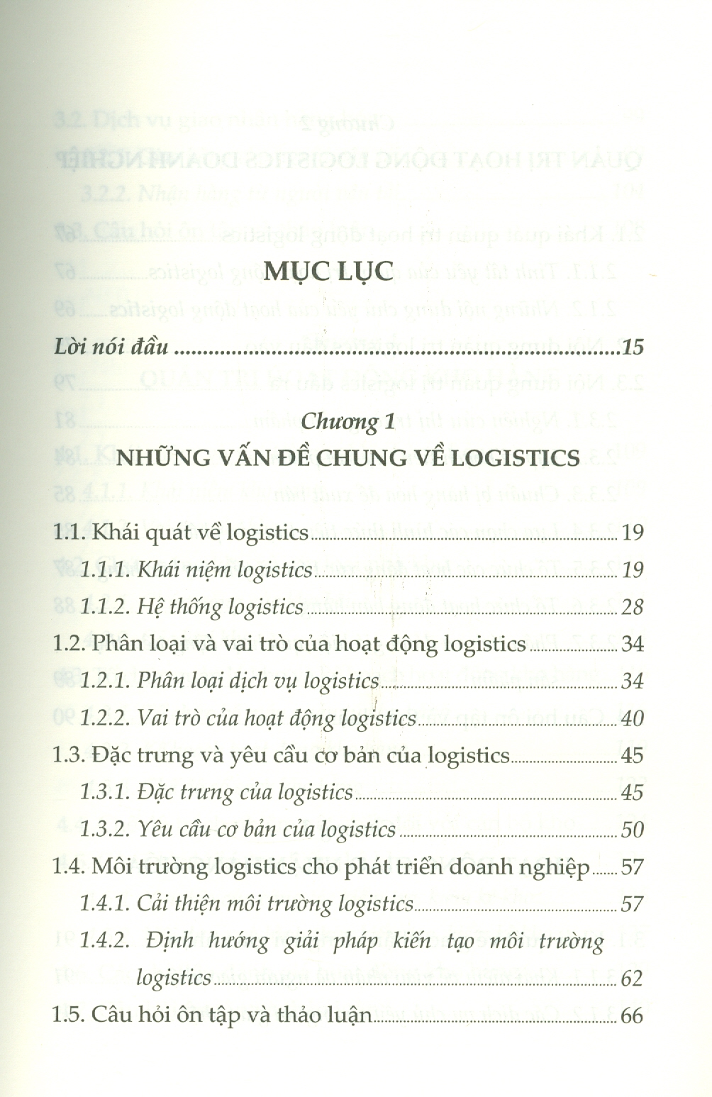 Giáo trình Quản Trị Hoạt Động Logistics Và Thương Mại Doanh Nghiệp