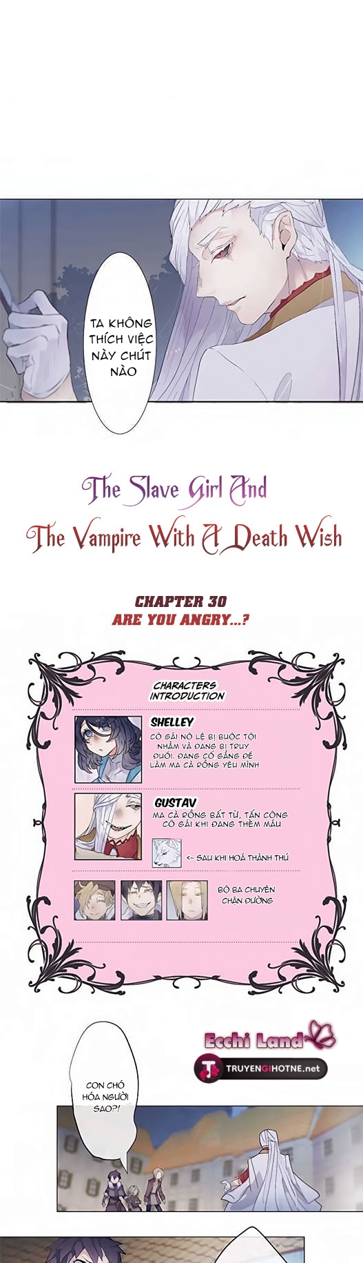 cô gái bị truy đuổi và chàng ma cà rồng chapter 30.1 2