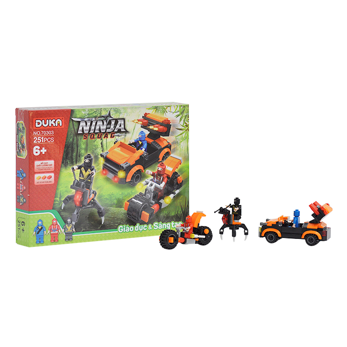 Đồ chơi ghép hình Duka – Chiến binh Ninja