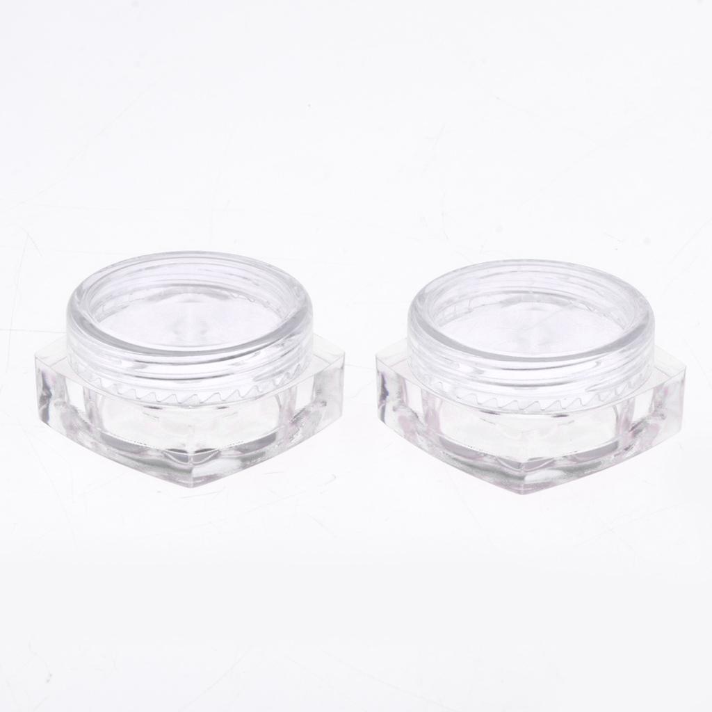 50x Sản Phẩm Trang điểm Tròn Rỗng Pot Pot Kem Du Lịch Hộp đựng Mỹ Phẩm 5g