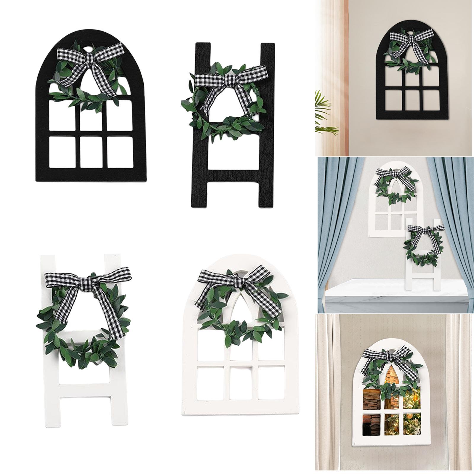4Pcs Miniatures Ornaments Window Ladder for Indoor Shop Window Housewarming