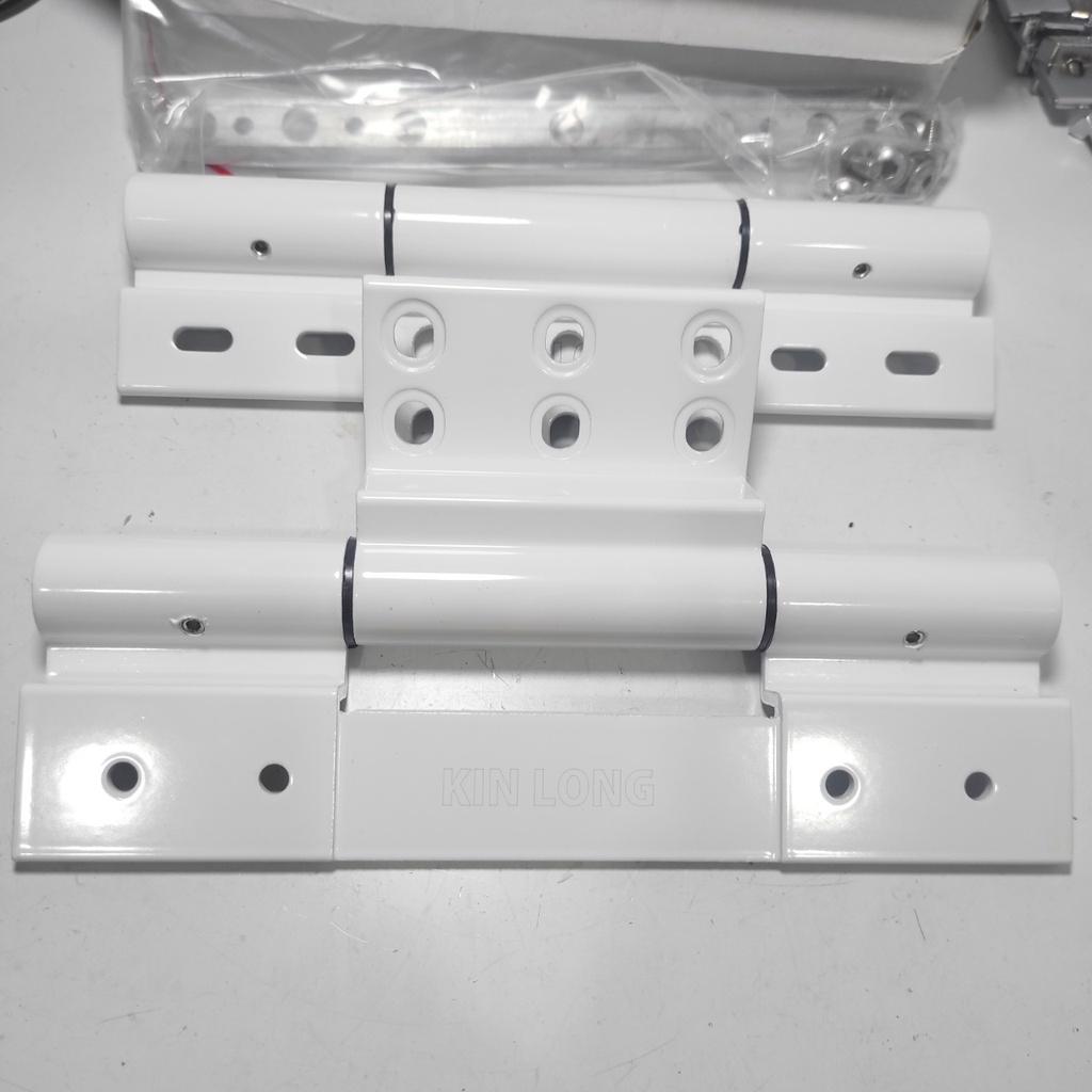 Bản lề 4D kinlong hệ 55 xingfa L2 Màu trắng sữa - Bản lề 4D kinlong hệ 55