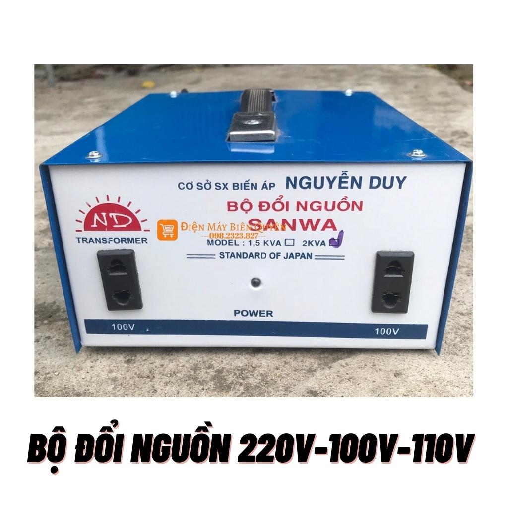 Đổi Nguồn Biến Áp 220v Ra 100v-110v Công Xuất 2KVA Hàng Việt Nam